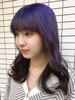 プール(POOL) 【TAISEI】カット+ツートン(バイオレット)デザインカラー