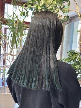 ヲタク(wotaku.) 裾カラーデザインカラーダブルカラーインナーカラーケアブリーチ