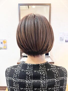 ヘアー グリーン(hair green) えり足スッキリショートボブ【髪質改善/百合ヶ丘】