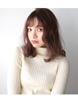 ソルト(Salt)&nbsp;salt天神Miori /顔周りレイヤー/ワンカール/ピンクベージュ