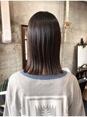 マッシュショート/アッシュカラー/シースルバング/大人ボブ