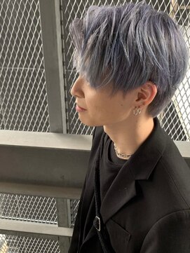 レコン(LEKON) メンズ／ショート／シルバーアッシュ