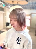 ハイトーンカラー×顔周りレイヤー