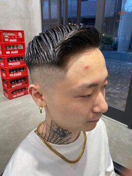 エフエム 明大前(FM) バーバー 刈り上げショート/メンズ/フェードカット