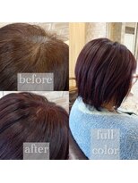 ヴィアスヘアー(vias hair)&nbsp;ボルドー系の白髪染め