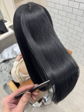 ハツ 橋本(HATSU) 美髪/髪質改善/ハリウッドトリートメント/黒髪ロング【みずき】