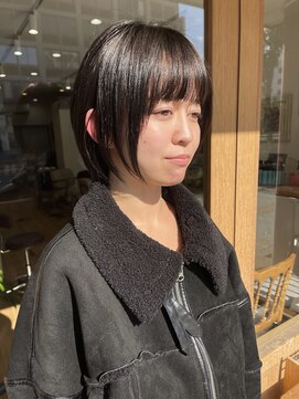 ラブハーツアンドビー マツヤマ(luve heart's And Be matsuyama) 暗髪ショート