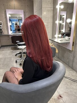 ノエ 心斎橋(Noe) 心斎橋/髪質改善/ダブルカラー/ブリーチ/赤髪