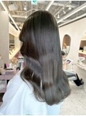 【７トーングレージュ】ブリーチなしWカラー/新宿