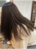 白髪染めの方でも再現可透明感カラー×ローレイヤー