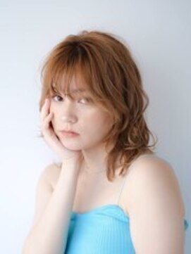 ワン 川崎(ONE) オリーブベージュ/ウェットヘア /レイヤーカット /川崎