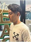 MEN'SHAIRウルフカルマパーマメンズショートイージーパーマ
