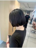 乾かすだけでキマる髪/ナチュラル黒髪ボブ