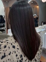 ベリテ 津田沼駅前店(verite)&nbsp;着物ヘア/ダークアッシュ/ミディアムレイヤーカット津田沼駅前