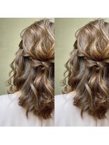 ベイビーズブレス(Baby's breath)&nbsp;【ハーフアップ】#ヘアセット #岡山 #倉敷