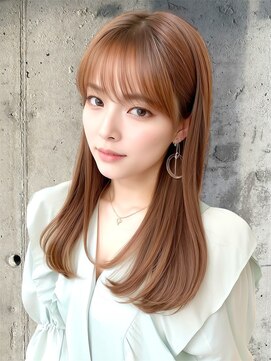 ウィールール 白石店(WE RULE) ナチュラル艶ストレート×シースルーバング