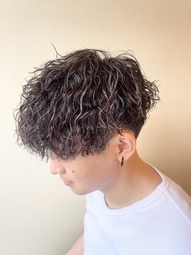 メンズ/マッシュ/ツイストスパイラルパーマ