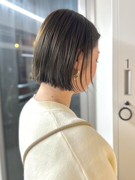 ロジェ(loje) 20代30代40代 ダークアッシュグレー/ミニボブ/似合わせカット