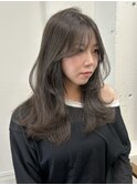 ロング顔まわりレイヤー