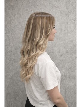 ヘアアンドデザイン ネイビー(Navy) カラー＋シールエクステ長さだし