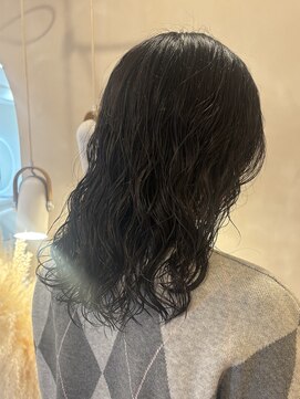 ラヴィズム 名駅店(LUVISM) ミディアム/ボブ/レイヤー/顔周りレイヤー/パーマ/艶カラー