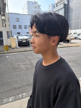 ヘアーサロン グラブ(hair Salon grab) ナチュラルセンターパートショート