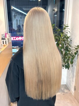 トト 船橋店(toto.) ◇前髪顔周りカットピンクベージュアンブレラカラー船橋