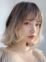 レア 新越谷(LEA)&nbsp;イメチェンワイドバングブルーブラック