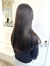 【扱いやすさが髪質改善続くストレート】毎朝のスタイリングをもっとラクに。自然にまとまる艶髪へ♪