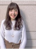 ミディアムヘア/暗めカラー/デザインカラー(新潟/万代）