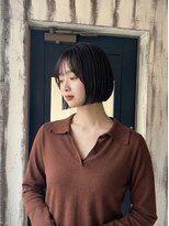 ニーゼロゼロナナ(2007)&nbsp;【王道愛され】切りっぱなしボブ×艶カラー