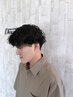 【メンズ専用】柔らかな立体感◎カット+波巻きケアパーマ