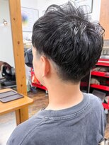 チームボス(Team BOSS)&nbsp;直毛の方必見!! ナチュラルパーマスタイル