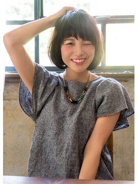 アズーア ヘアーアンドスパ(azure hair&spa) ナチュラルボブスタイル 横浜