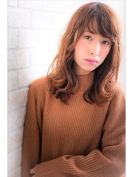 ソア 武蔵小杉(SOAR) 大人かわいい無造作カールとデザインカラー小顔ボブディ