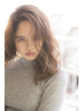 ミエルヘアーエスト 新宿店(mielhair est) かき上げゆるふわロング【新宿】