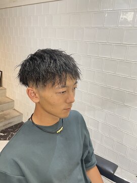 メリケンバーバーショップ フクオカ(MERICAN BARBERSHOP FUK) ソフトツイストパーマ