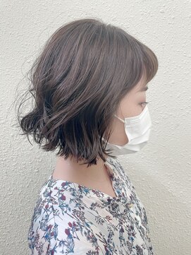 アッシュ 高円寺店(Ash) シアーグレージュの外ハネボブ★★