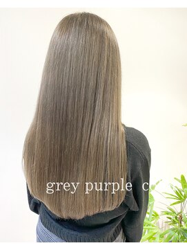 アナザヘアー なんば 高島屋前店(ANAZA hair) ＊韓国風　ヨシンモリ　gray purple color＊