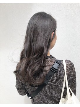 モルニ(MORNI) モカブラウン_マロンベージュ Aラインボブ かきあげ