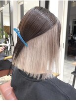 クアトログランシュ ひたちなか店(QUATRO×GranCieux)&nbsp;インナーカラー×ホワイトパール