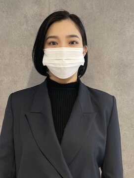 エアー 青山(AIR) 大人可愛い/前下がりボブ/前下がりショート/丸みショート