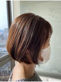 30代40代オススメスタイル小顔マニッシュショートボブ