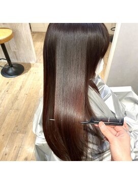 ワット 原宿店(W) 原宿髪質改善ベージュカラーブリーチなし韓国レイヤーハイライト