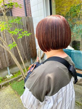 ブルー(BLUE) #BLUE ブラウンハイライト