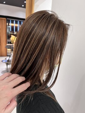 サルファ ヘアデザイン 名古屋 丸の内(S.ALPHA HAIR DESIGN) ベージュハイライト