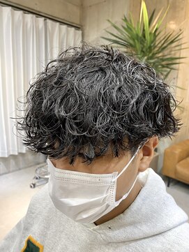 サップ 茨木店(Sup) 【Sup】マッシュ/波巻きスパイラルパーマ/メンズパーマ/茨木