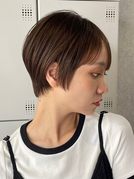ニーナ せんげん台(nina) 30代40代50代　大人女性/前髪ありショートボブ/ショートヘアUP