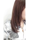 アッシュブラウン×30代ワンカールスタイル