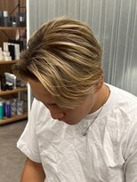 エルマーク(L-MARK)&nbsp;シースルーマッシュブリーチダブルカラーフェイスフレーミング